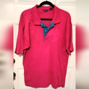 VINTAGE Christian Dior Monsieur Men's Polo Shirt Size L Red